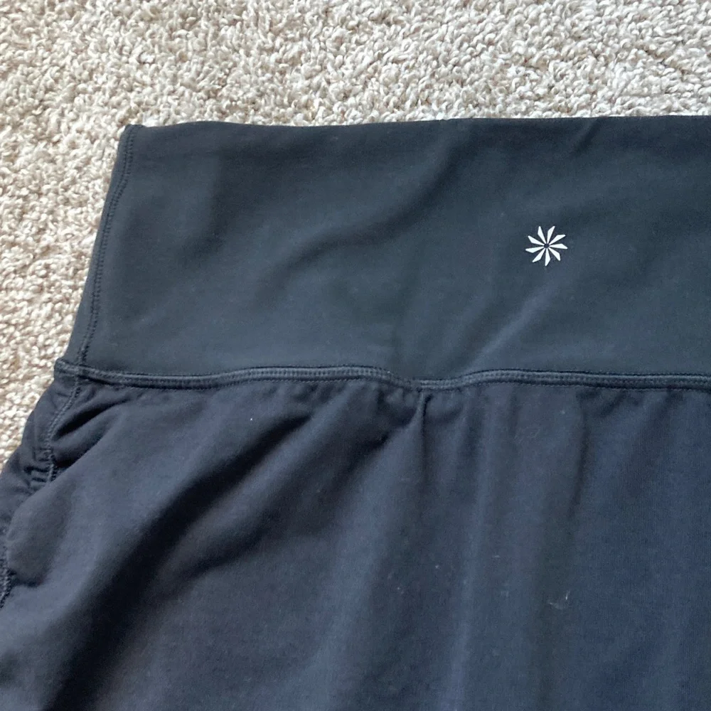 Athleta Elation 2-in-1 Capri Skirted Powervita High Waist Legging sz S TALL ST - Picture 7 of 10